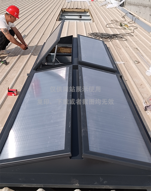 兰州王老吉生产车间碑林排烟天窗