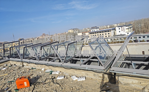 敦煌博物馆碑林排烟天窗