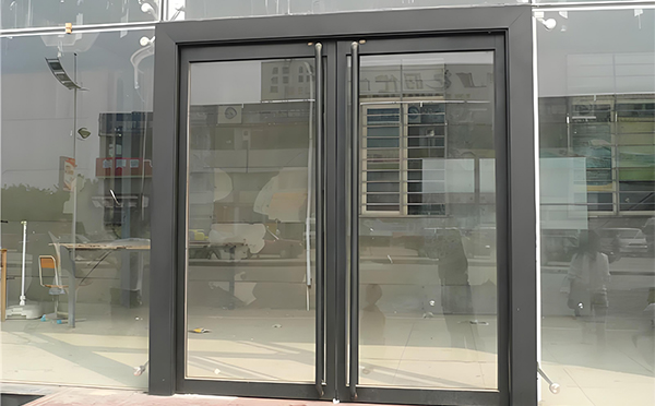 碑林玻璃地弹门