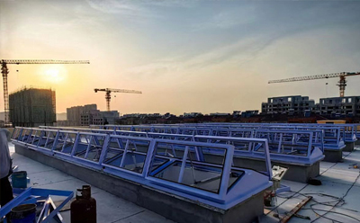 消防碑林排烟窗开启角度