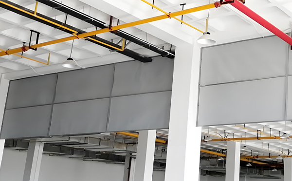 商场防烟分区常闭节点:碑林挡烟垂壁高度与控制器接线图解 商场防烟分区常闭节点:碑林挡烟垂壁高度与控制器接线图解